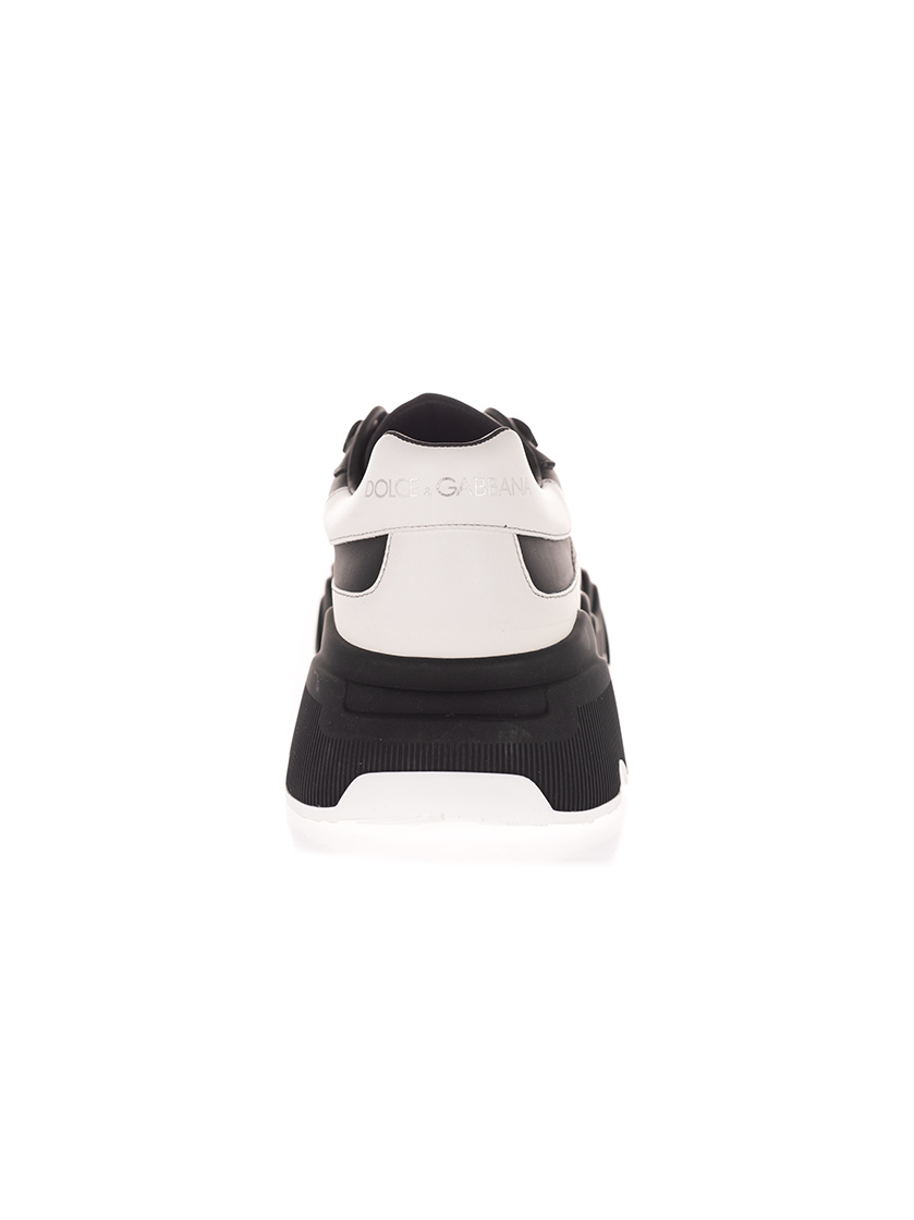 Dolce & Gabbana Dolce And Gabbana Black And White Daymaster Sneakers In Black
