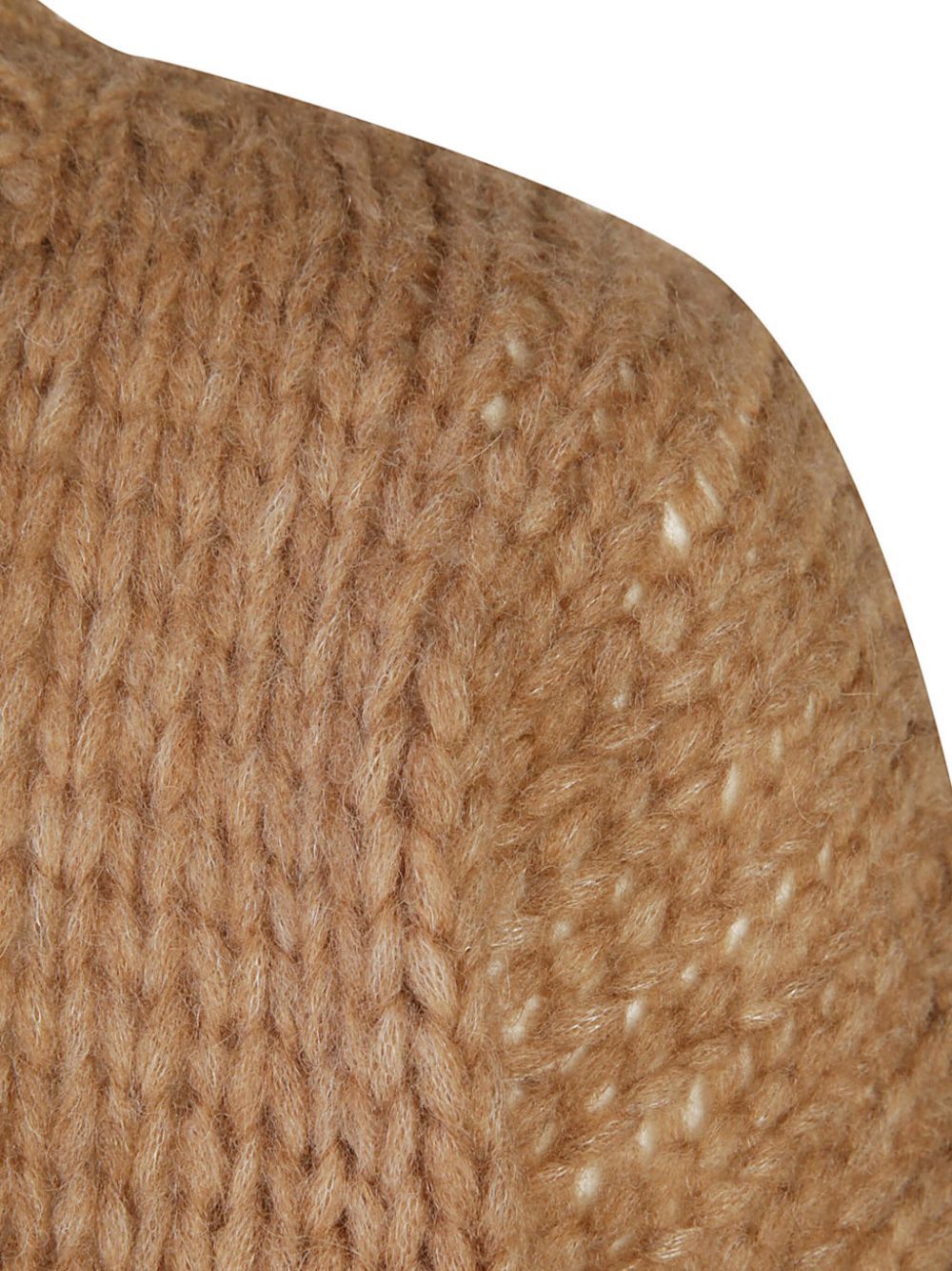 Roberto Collina Crewneck Knit Sweater In Brown
