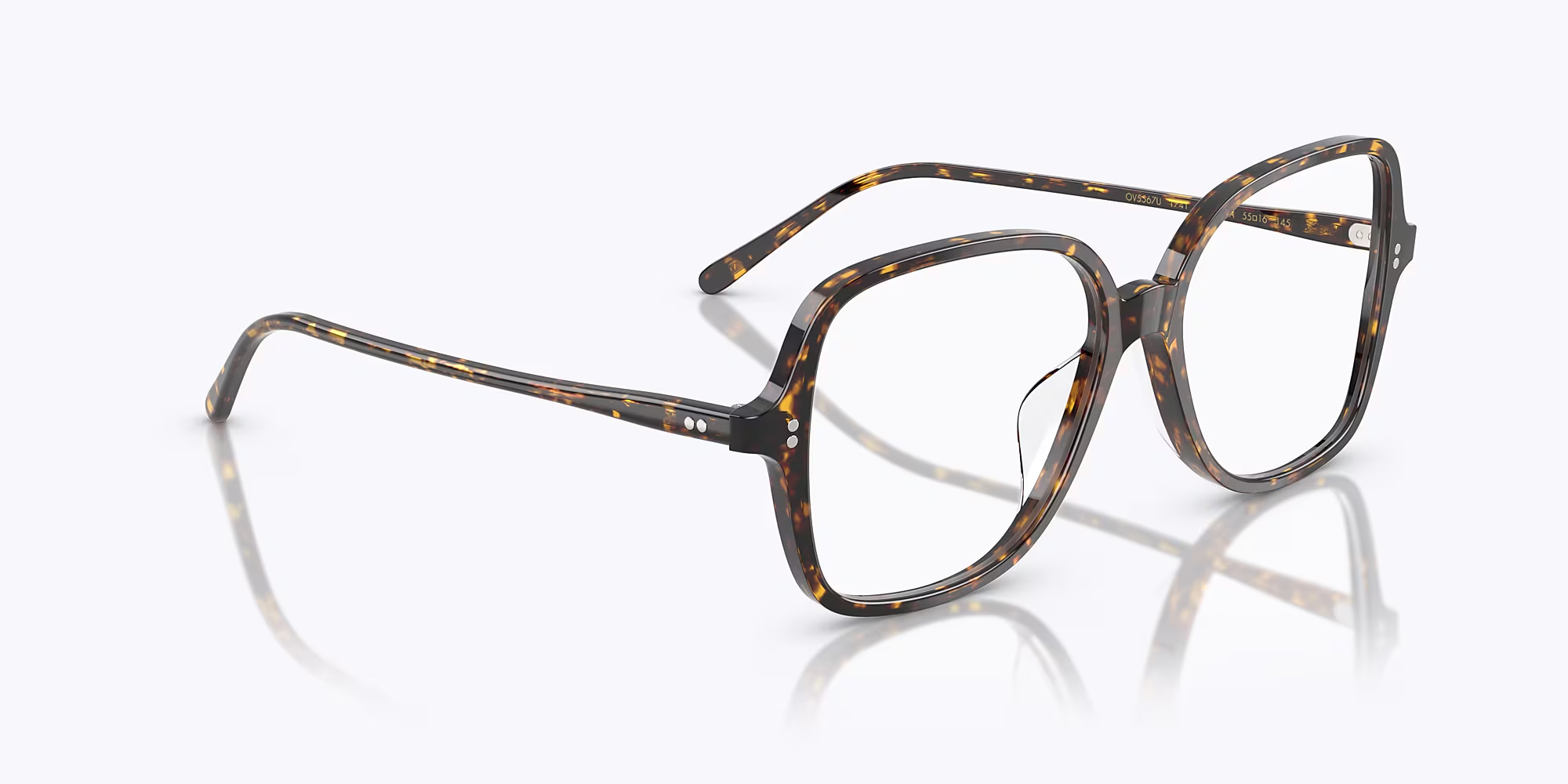 Oliver Peoples Full Frame Plain Mirror In Black