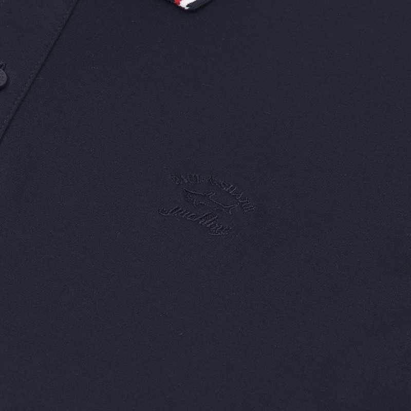 Paul & Shark Short-sleeved Polo Shirt In Black