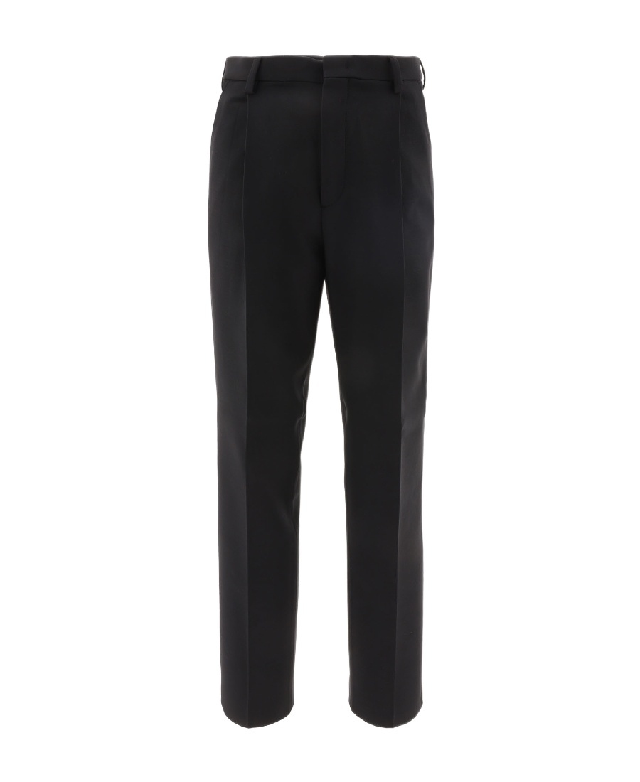 Valentino Side-stripe Tailored Trousers In Black