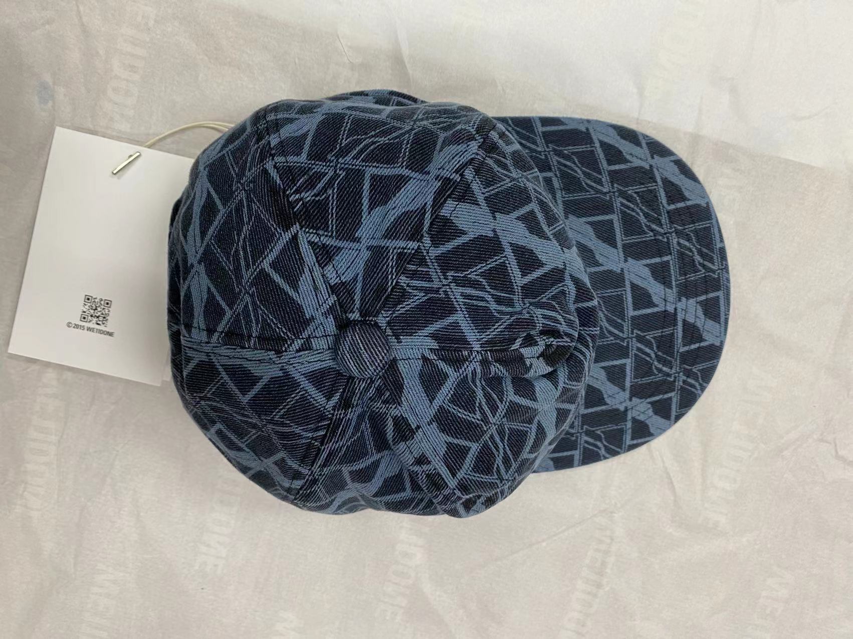 We11 Done Logo Baseball Hat In Black