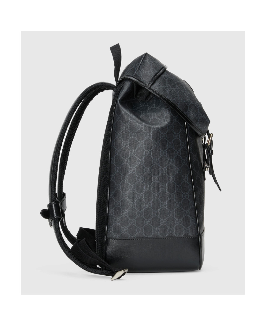 Gucci Gg Supreme Backpack In Black