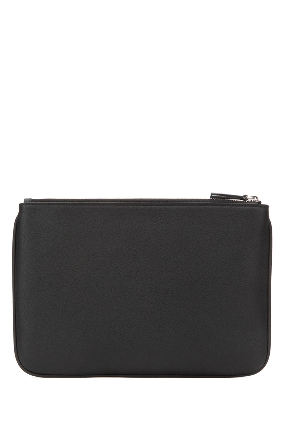 Balenciaga Everyday Logo Pouch In Black