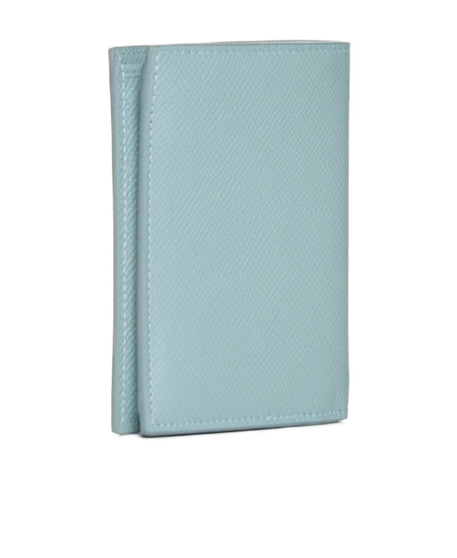 Ferragamo Gancini Compact Wallet In Blue