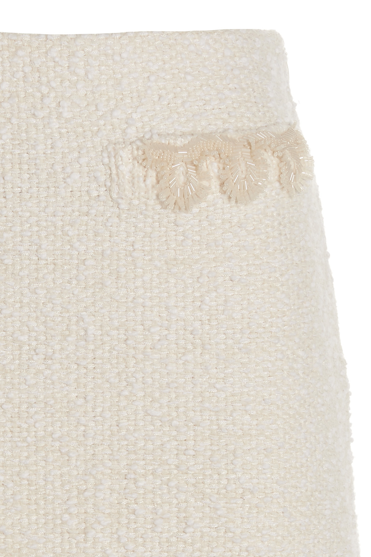 Lanvin High-waisted Straight Skirt In Nude