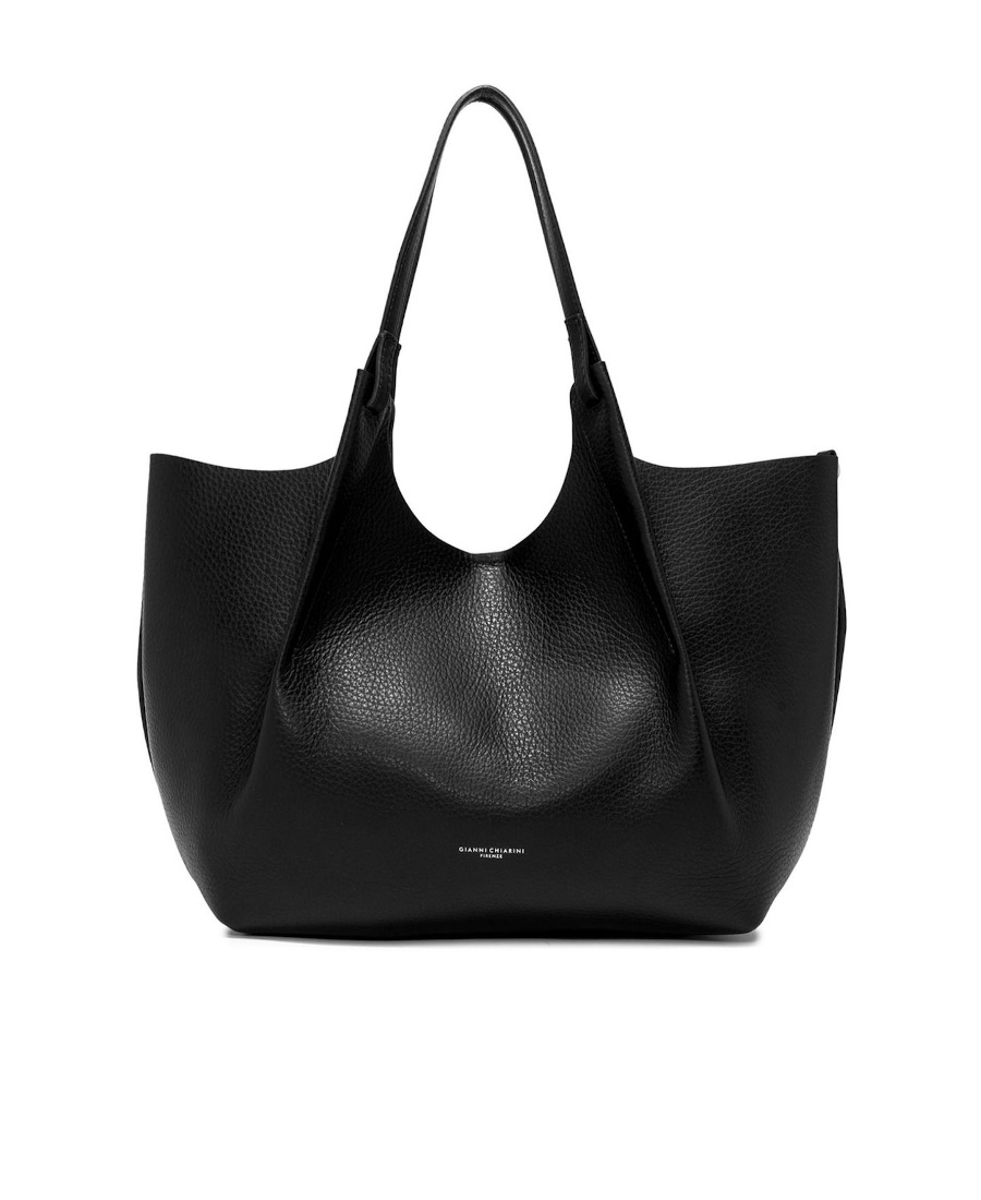 Gianni Chiarini Top Double Handle Shoulder Bag In Black