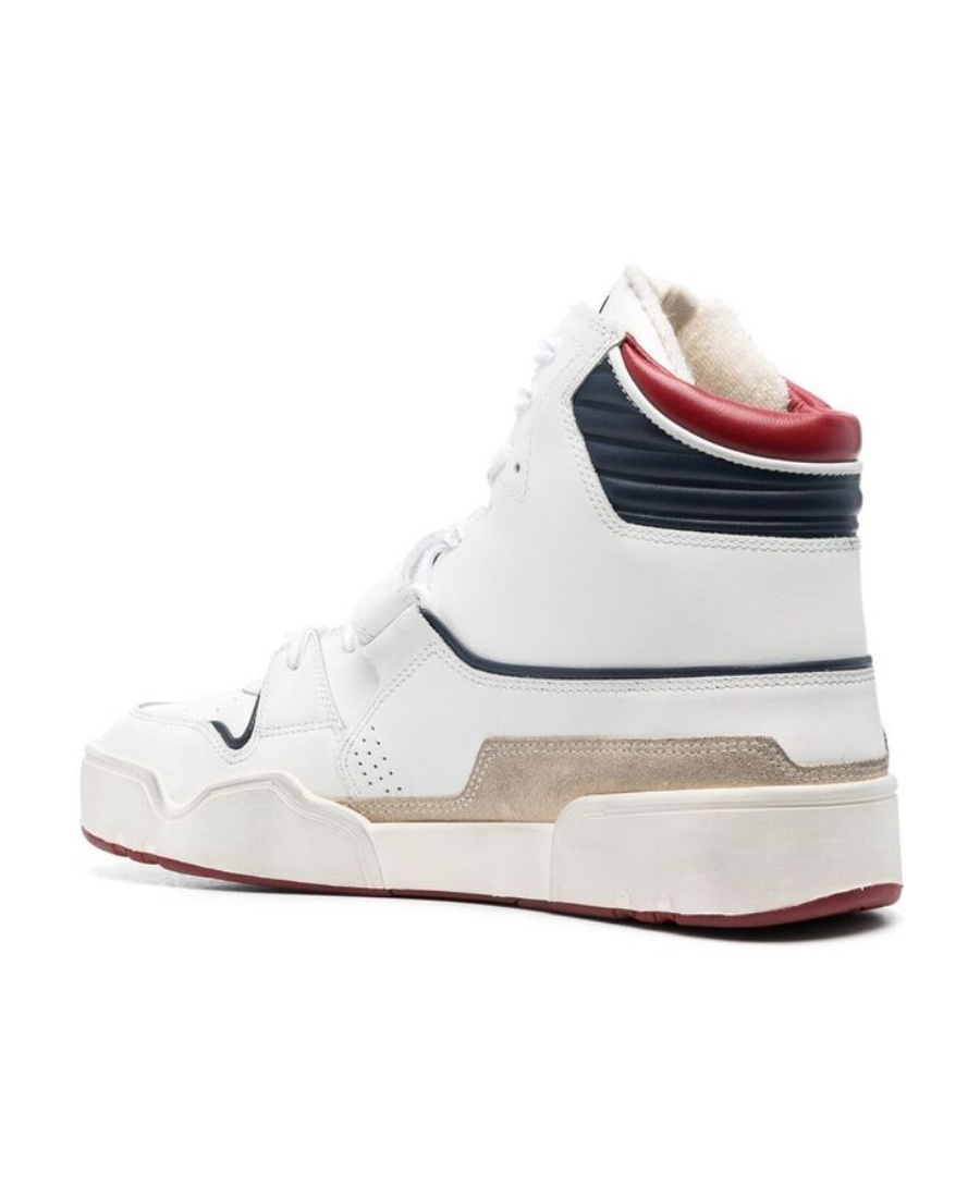 ISABEL MARANT ALSEEH HIGH LEATHER SNEAKERS