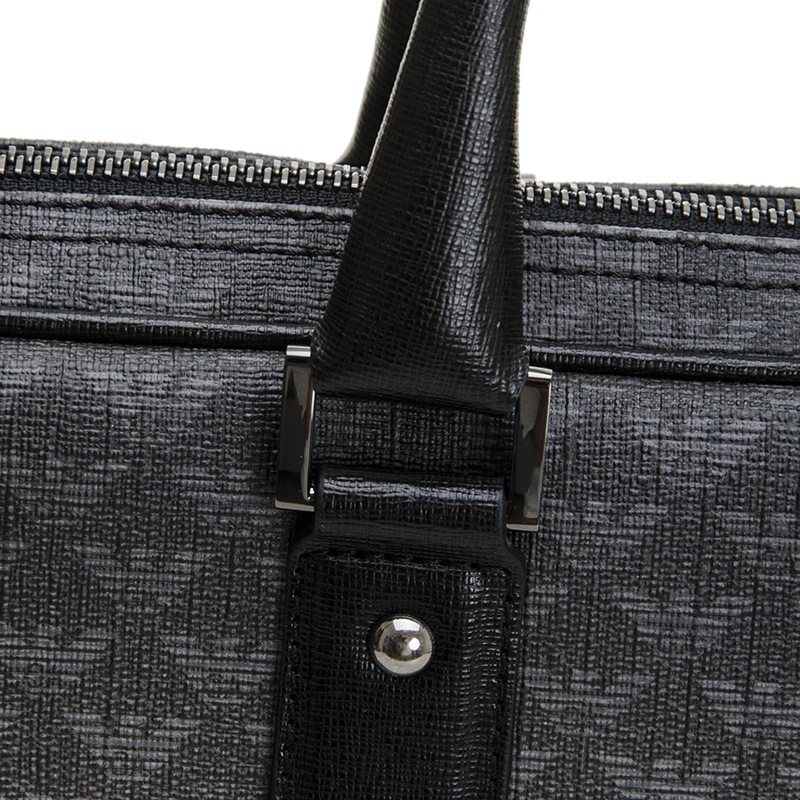 Emporio Armani Logo Details Handbag In Black