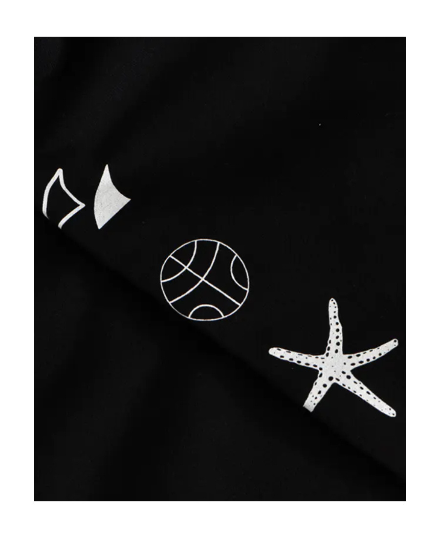 Lanvin Printed Sweater In Black