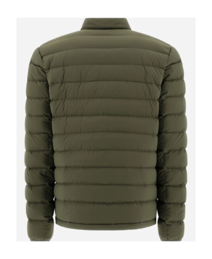 Herno Padded Button-up Jacket In Green