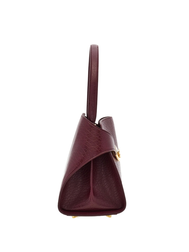 Ferragamo Hug Soft Shoulder Bag (m) In Purple