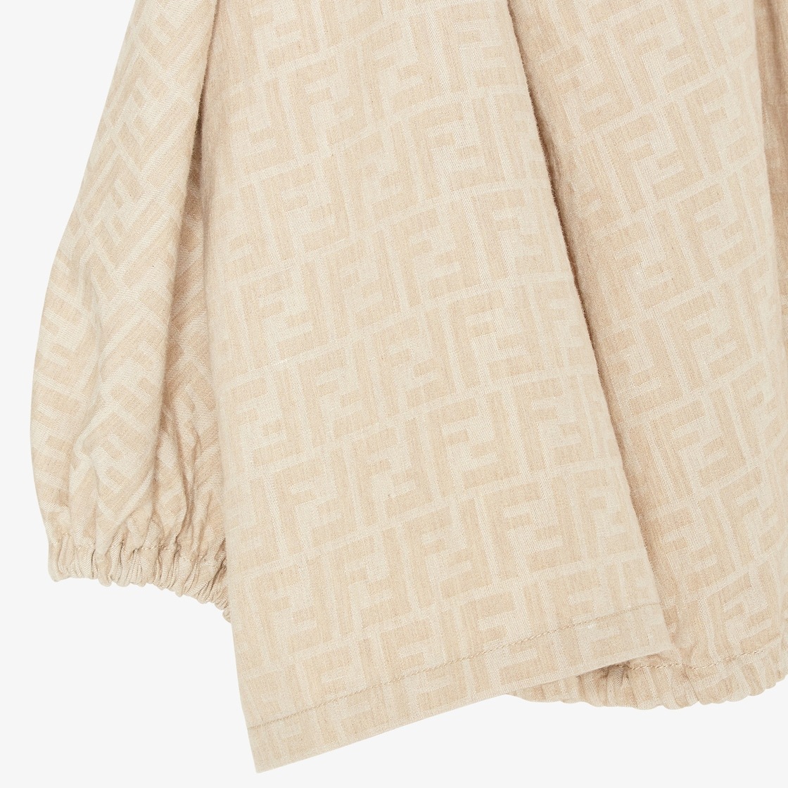 Fendi Women Ff Cotton And Linen Jacket In Neutral