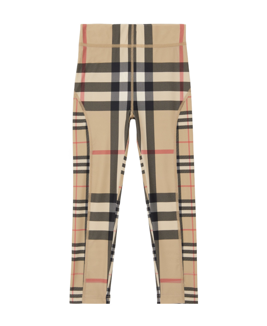 BURBERRY BURBERRY KIDS CHECKED PATTERN LEGGINGS