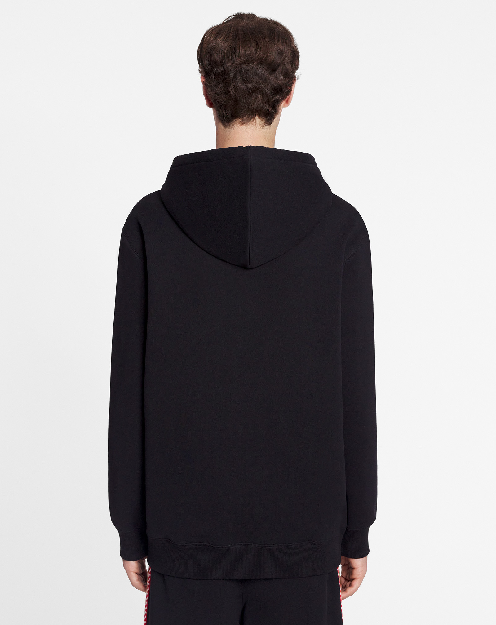 Lanvin Curblace Oversized Hoodie In Black
