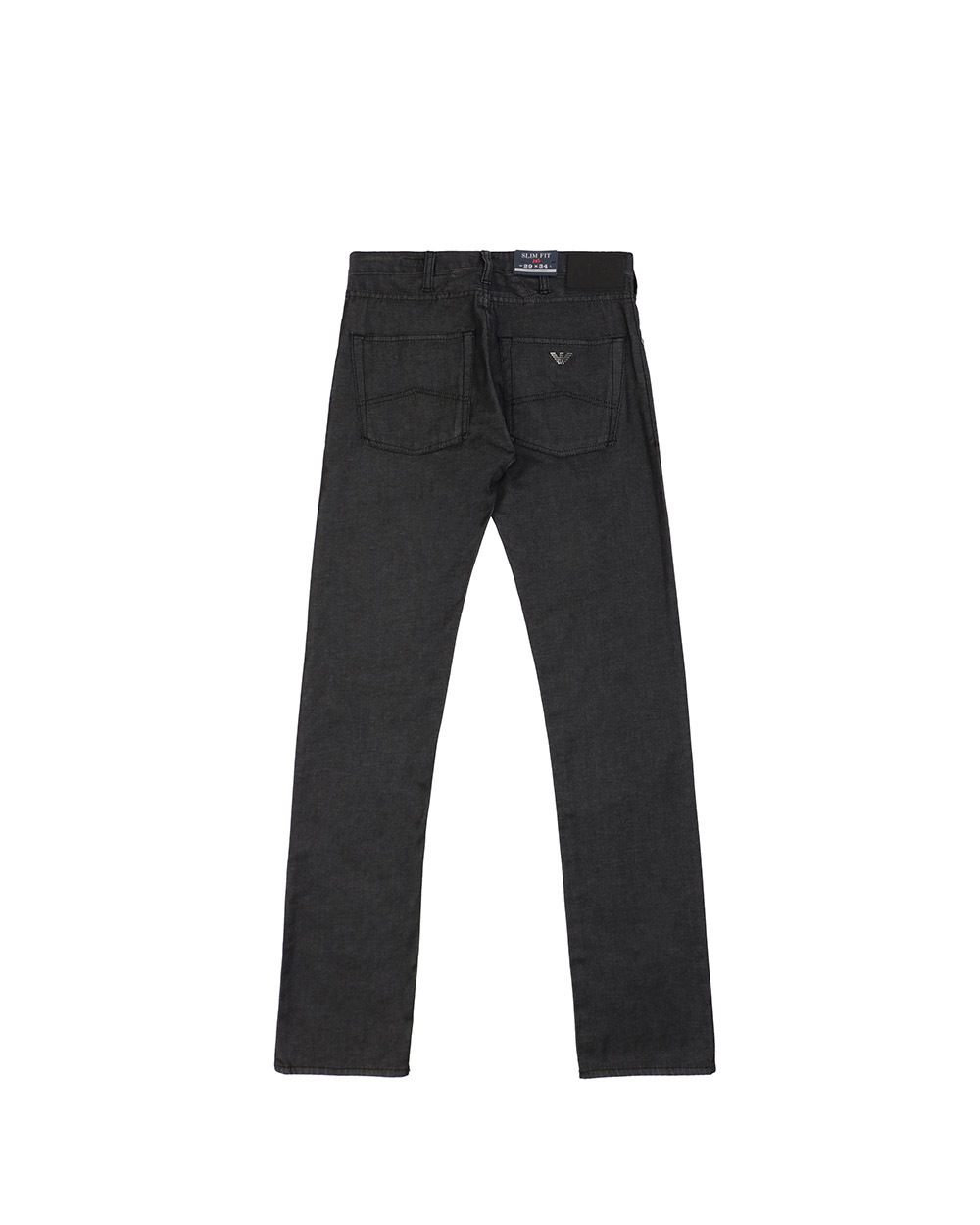 Armani Jeans Logo Jeans In Black