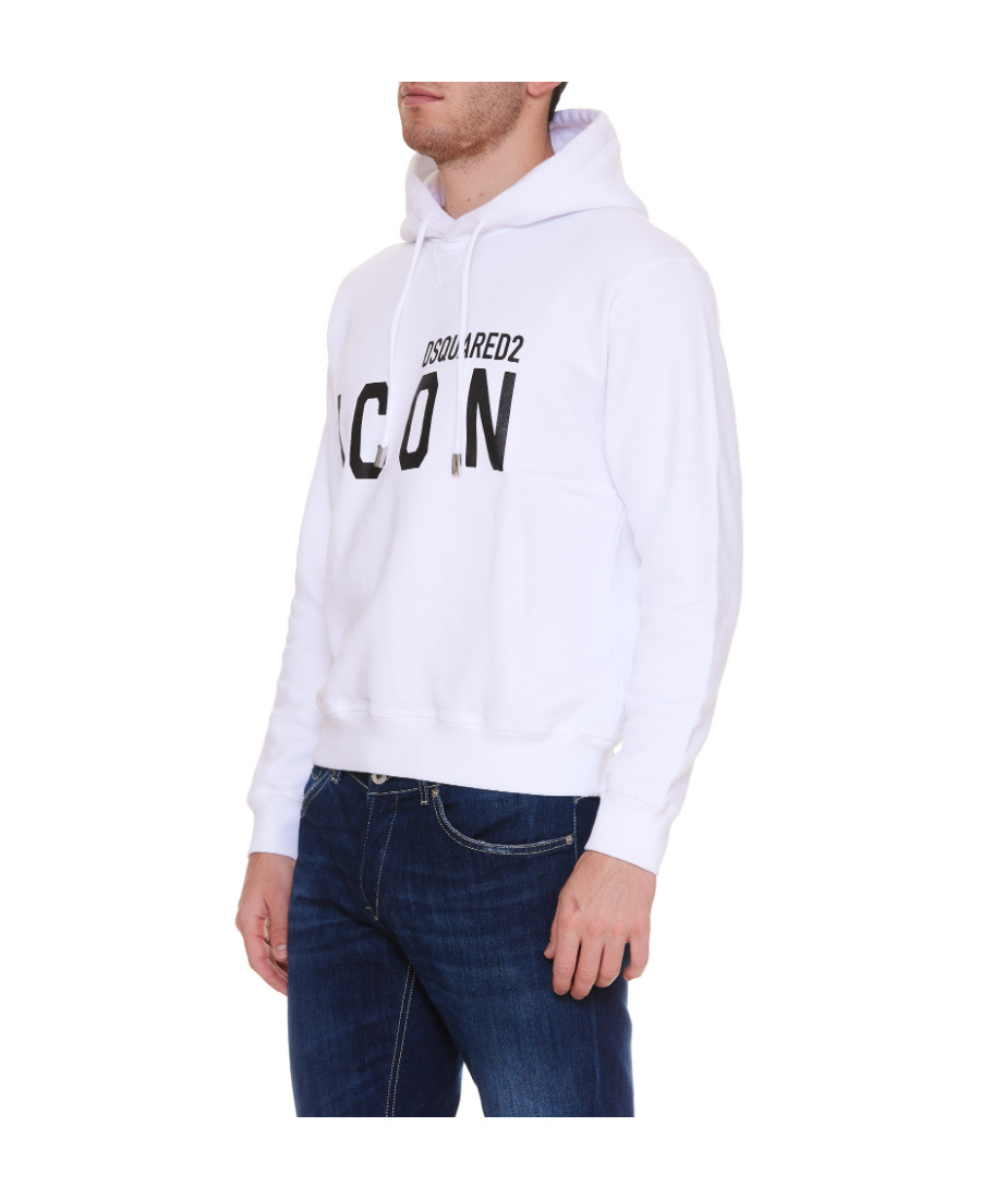 Dsquared2 Logo-print Hoodie In Purple