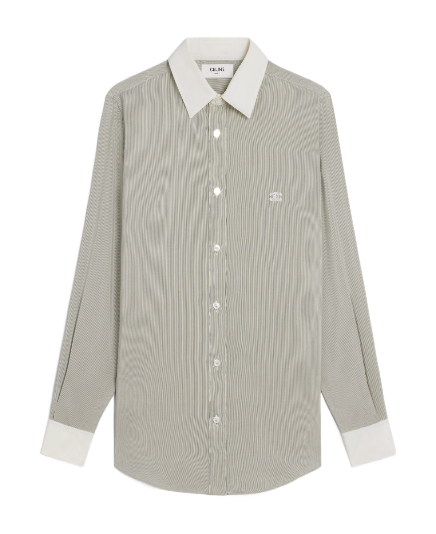 CELINE ROMY STRIPED SHIRT