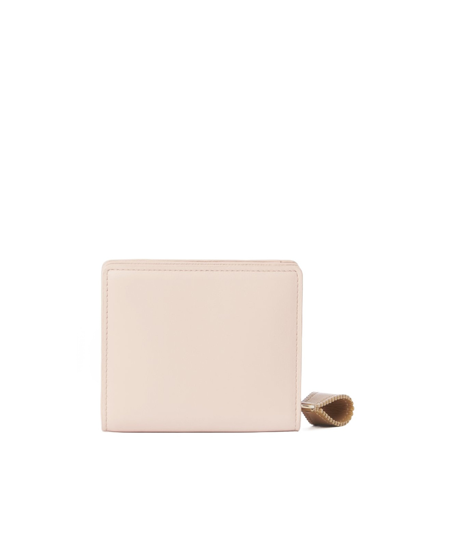 Chloé Multi-color Logo Wallet In Nude