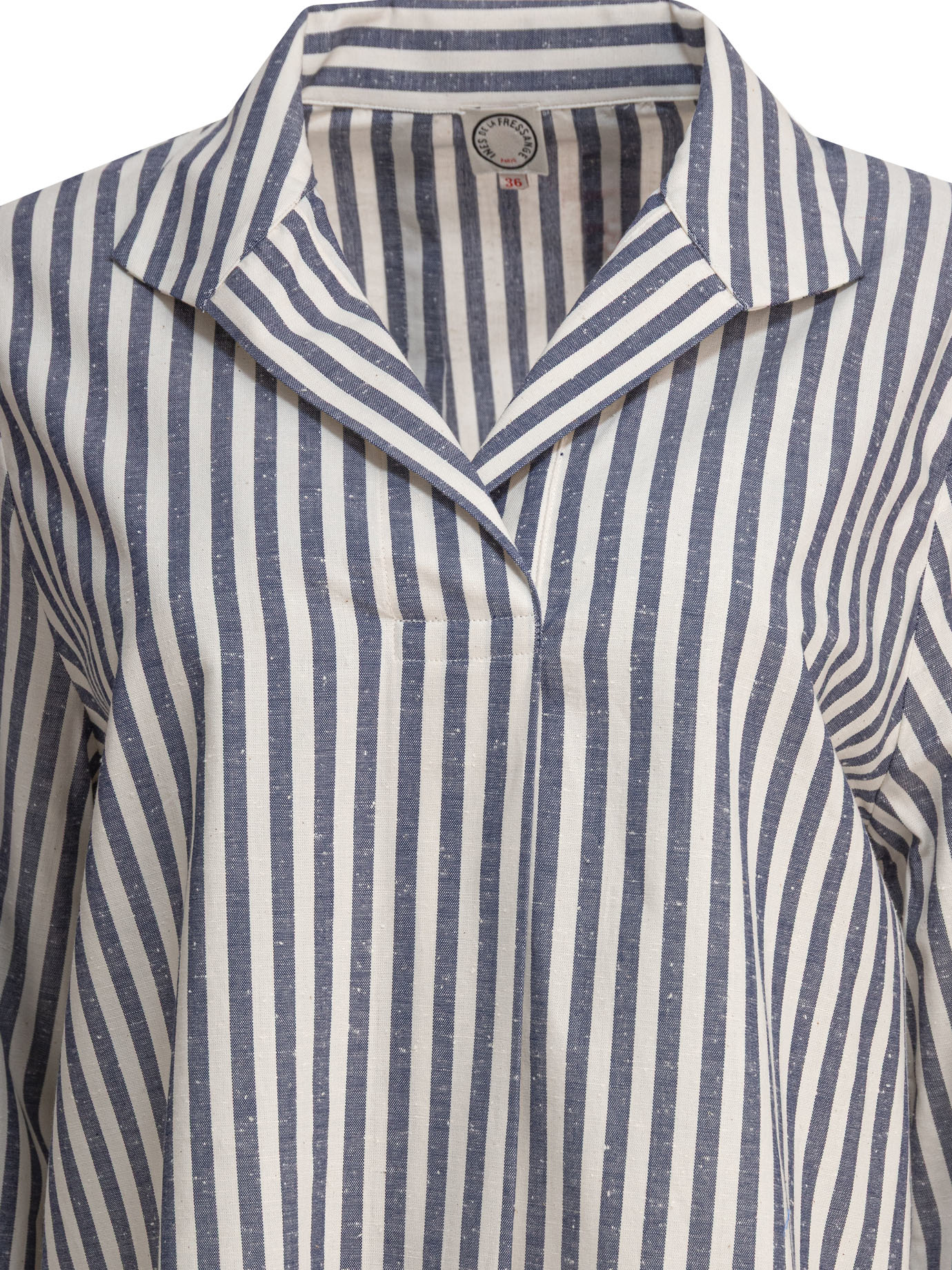 Shop Ines De La Fressange Shirts In Blue