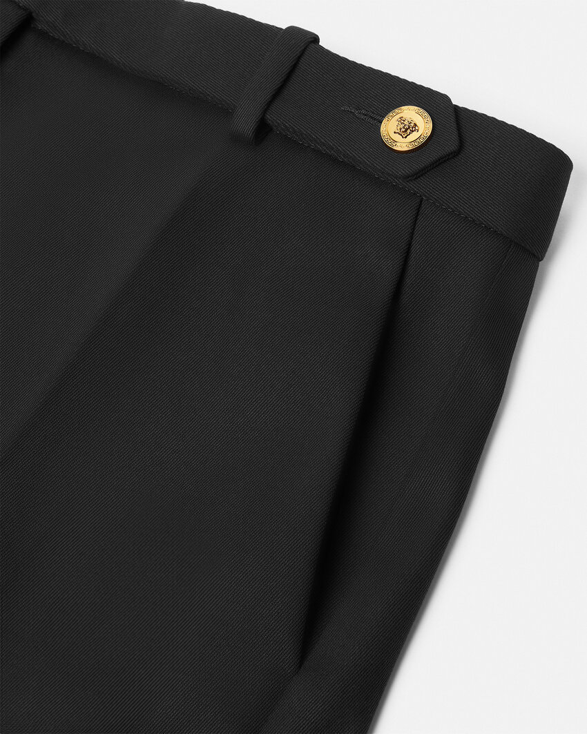 Versace Short Masculin En Gabardine