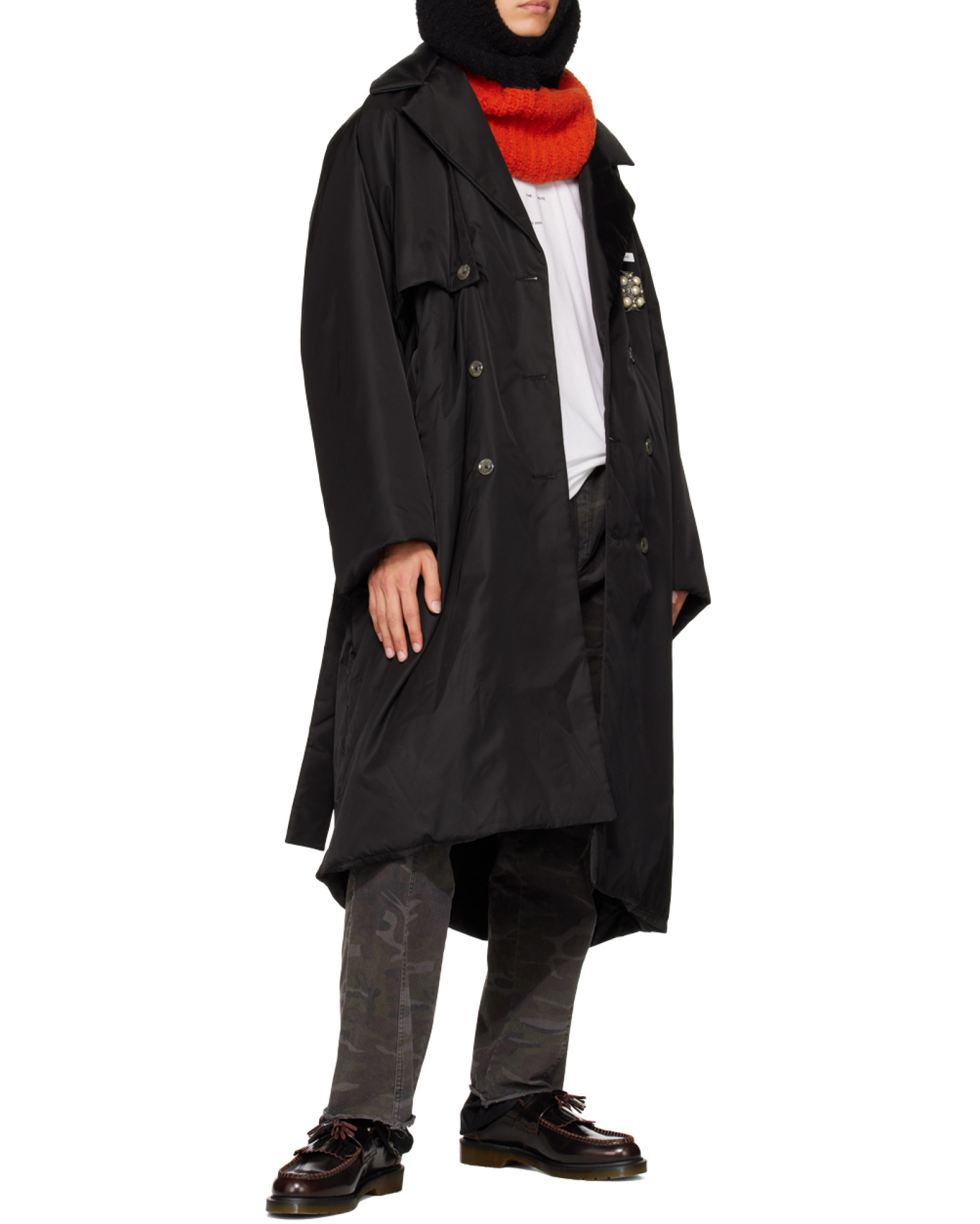 SONG FOR THE MUTE DOUBLE-BREASTED WINDBREAKER WAIST 