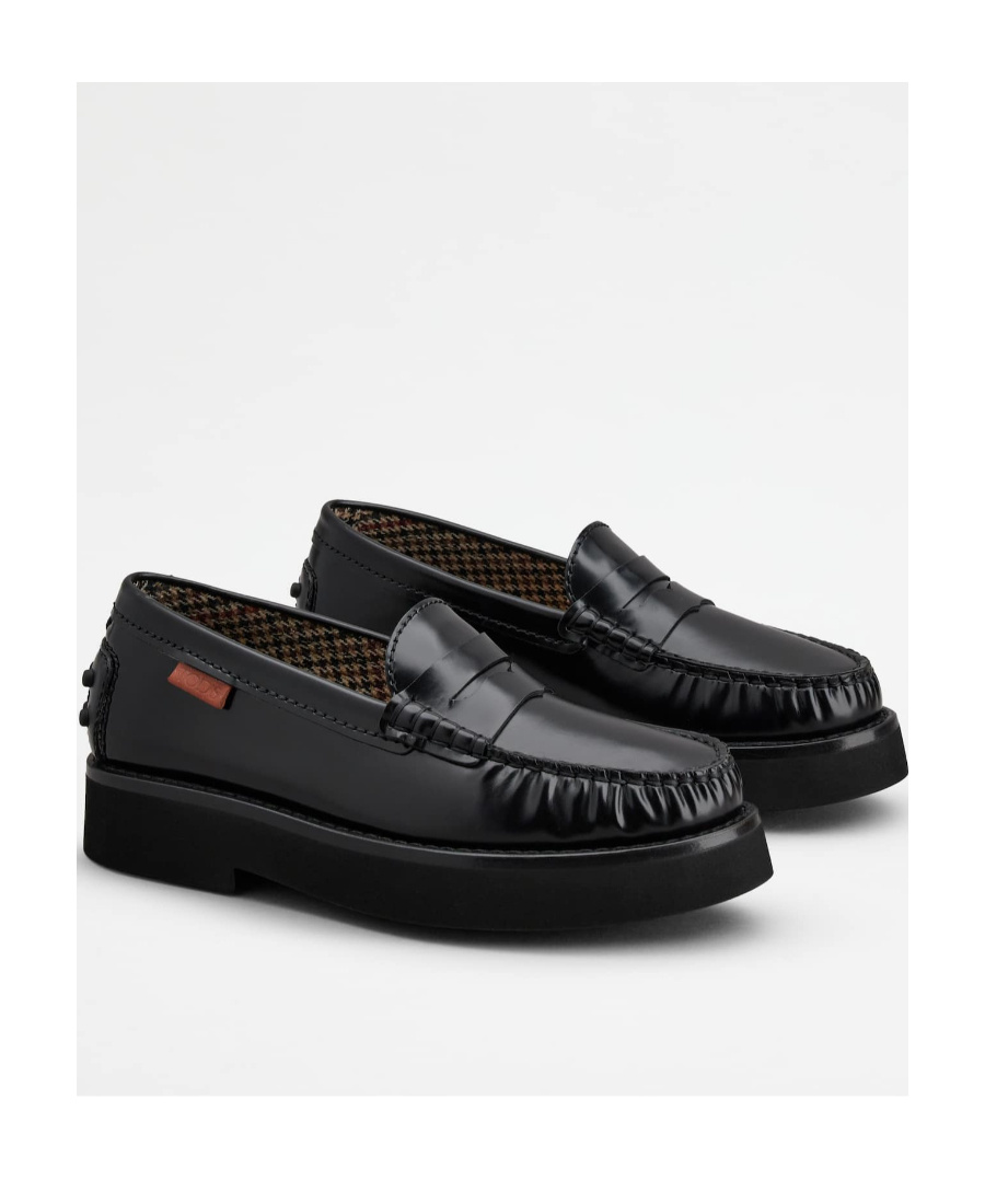TOD'S TOD'S PENNY-SLOT ROUND TOE LOAFERS 