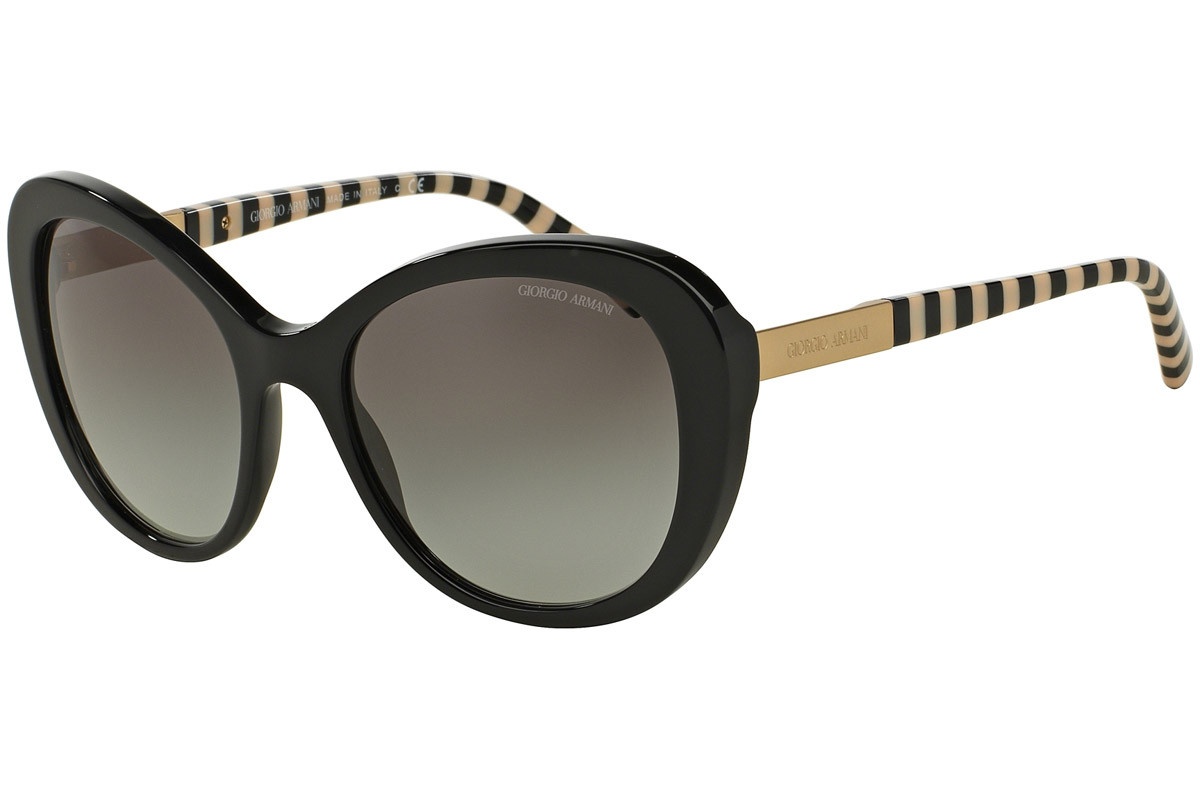 Giorgio Armani Logo Sunglasses In Gray
