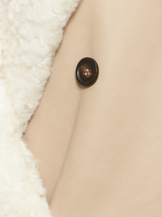 Brunello Cucinelli Long-sleeved Leather Jacket