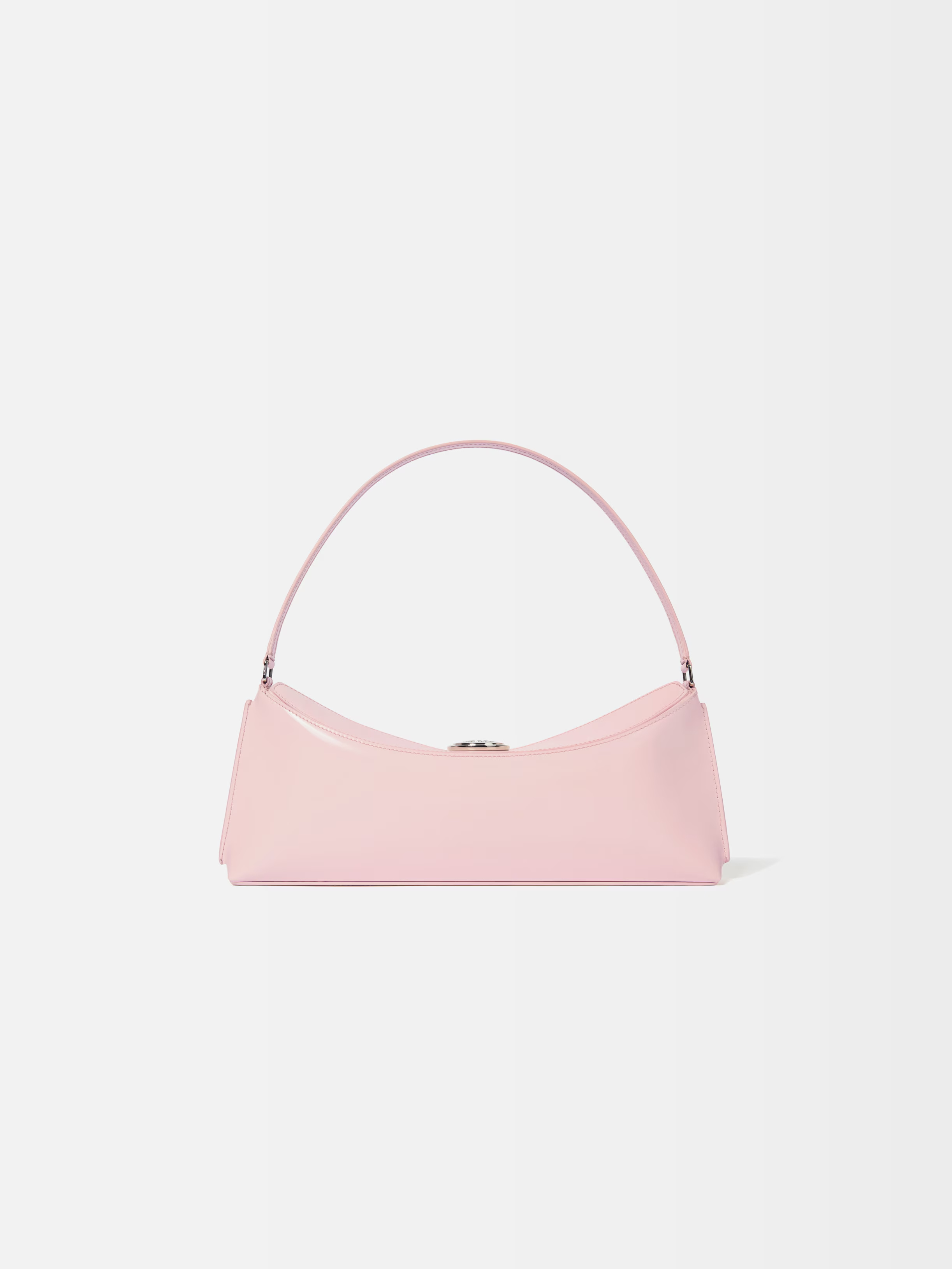 Jacquemus Smooth Pink Leather Le Calisso Handbag In Pink
