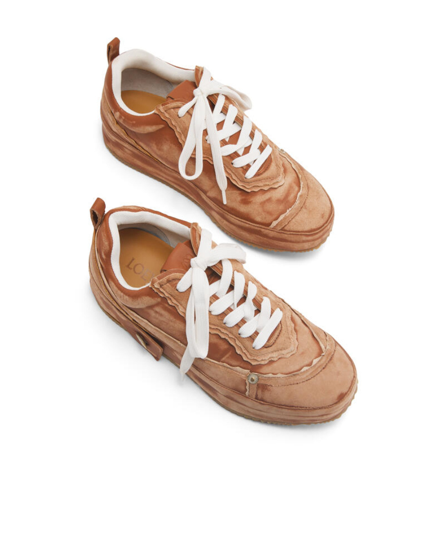 LOEWE DECONSTRUCTED SNEAKER IN CALFSKIN