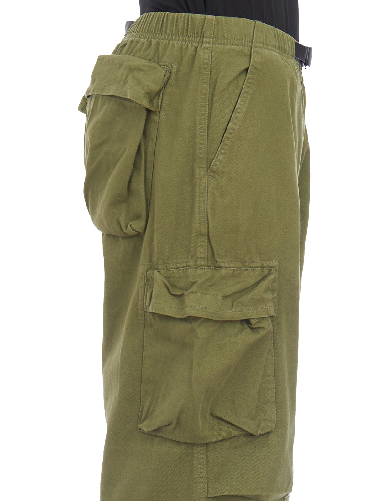 Gramicci Elastic Waist Casual Pants In Green