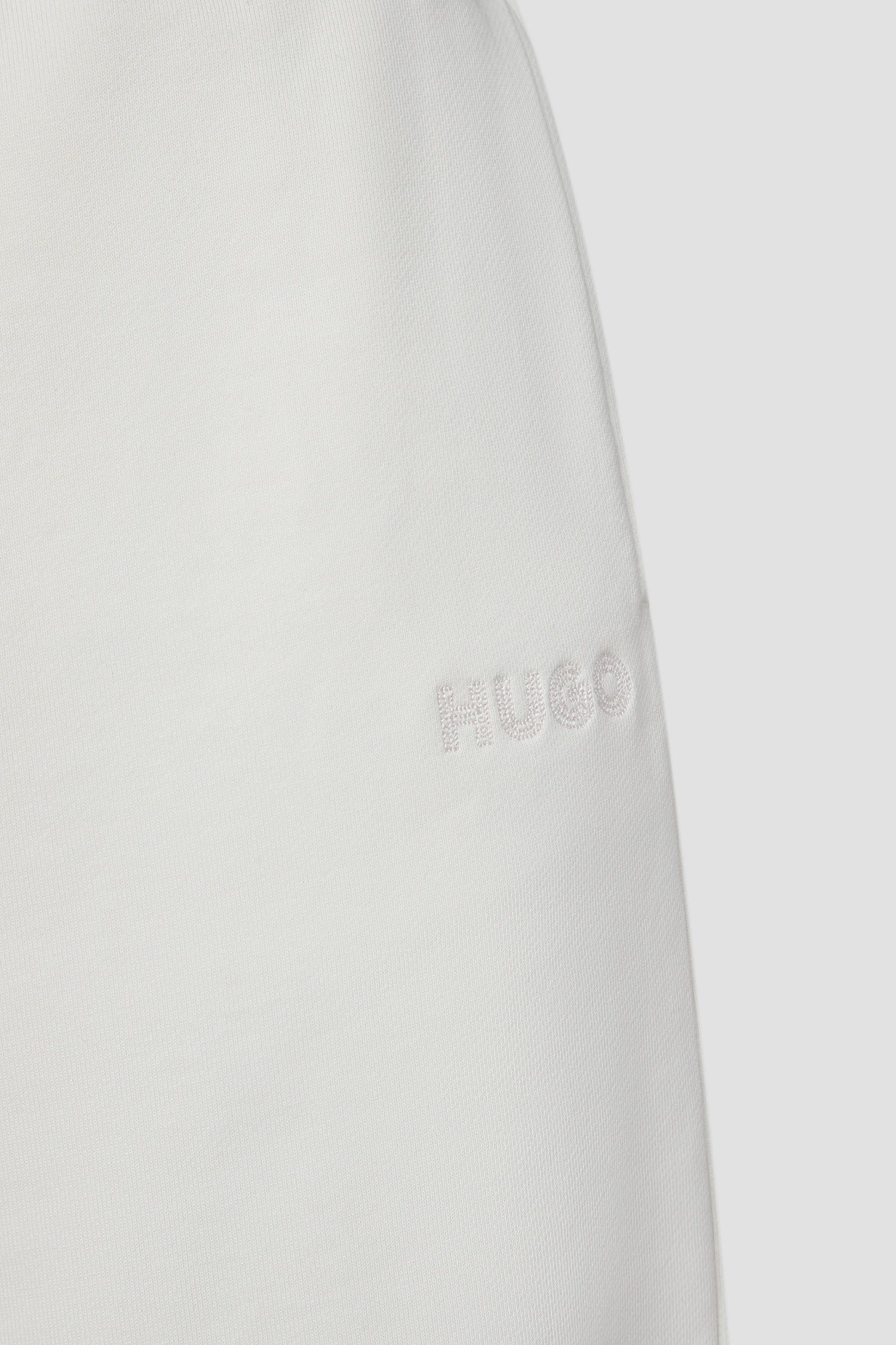 Hugo Boss Elastic Waist Sweatpants In White