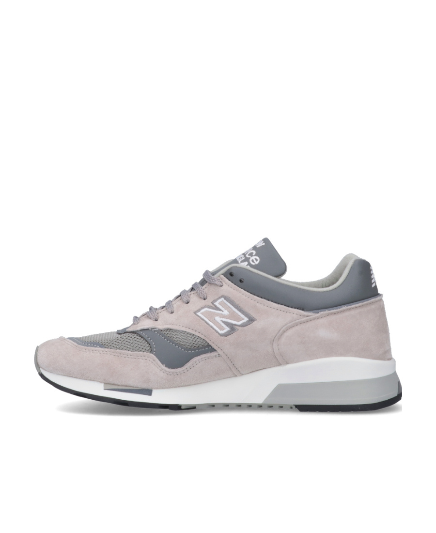 Shop New Balance Logo Low-upper Sports Shoes In Gray