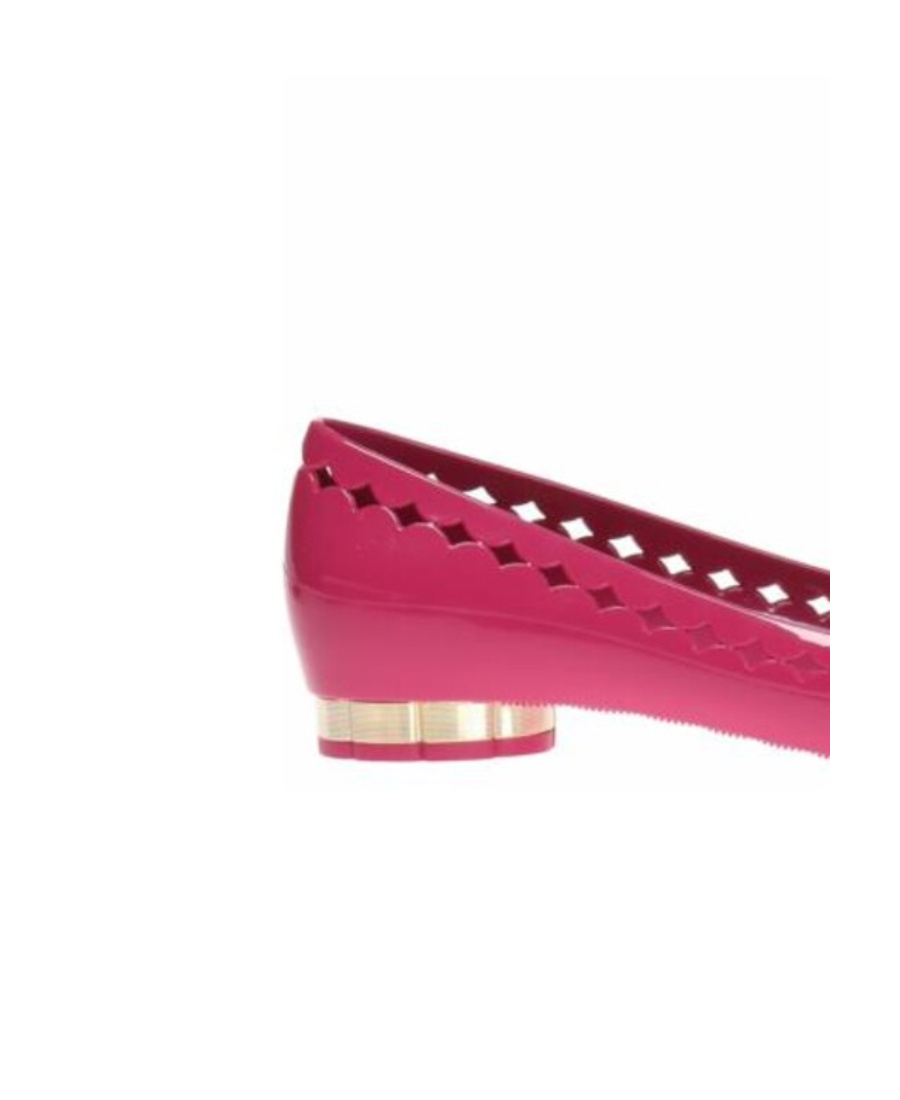 Ferragamo Bow Tie Ballet Shoes In Pink