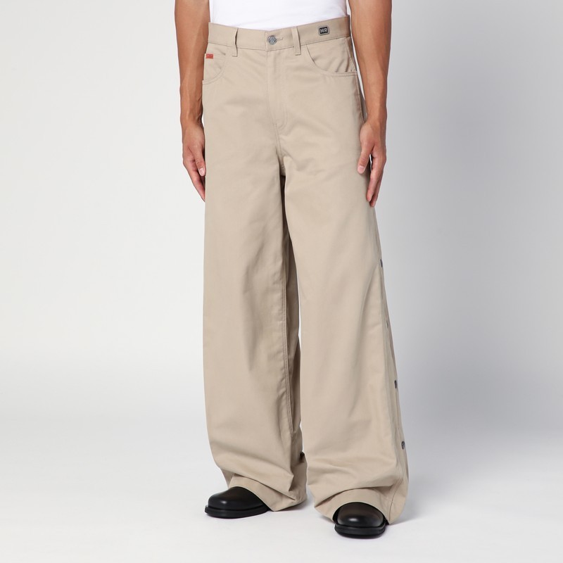 Martine Rose Belt-loop Casual Pants In Nude