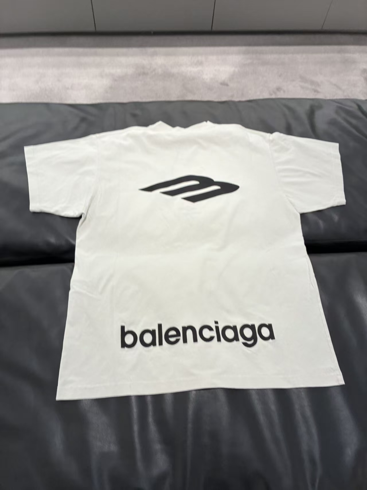 Balenciaga 3b Sports Lcon Oversized T-shirt In White