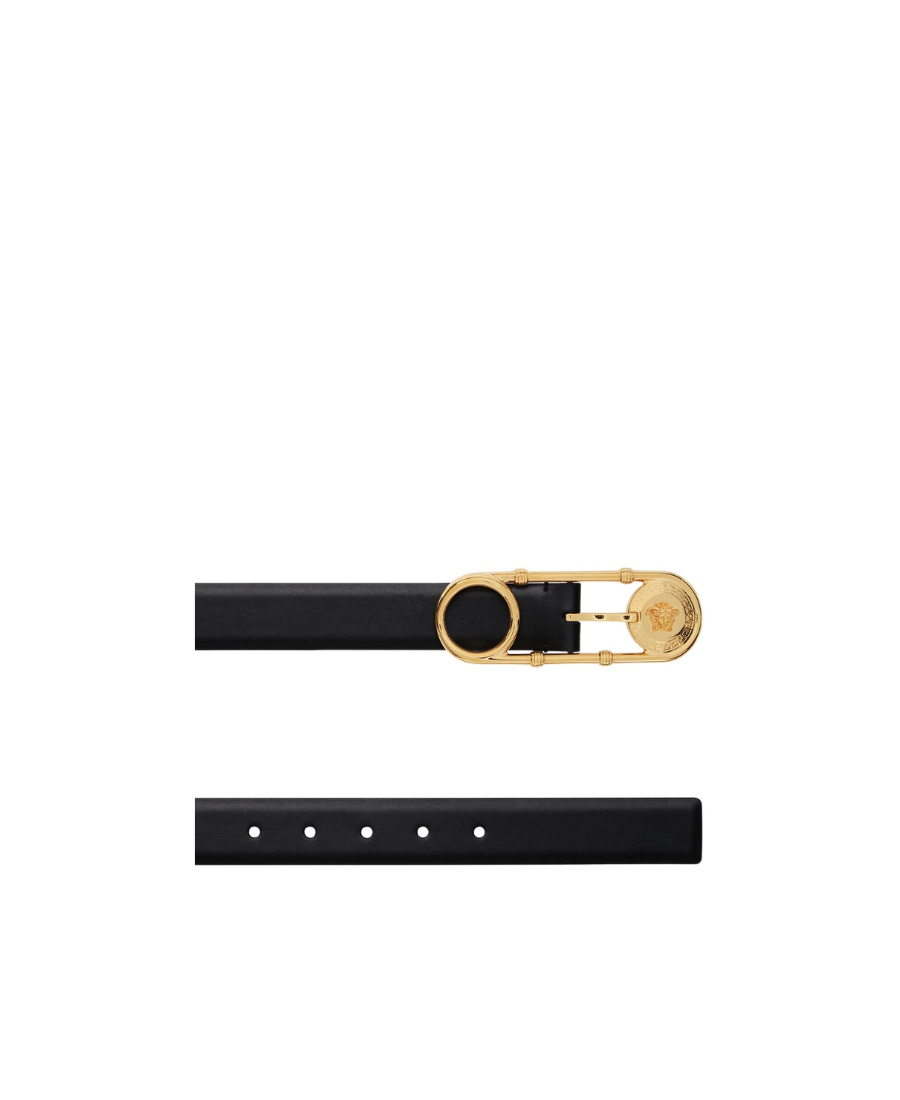 Versace Women Cintura Safety Pin In Black