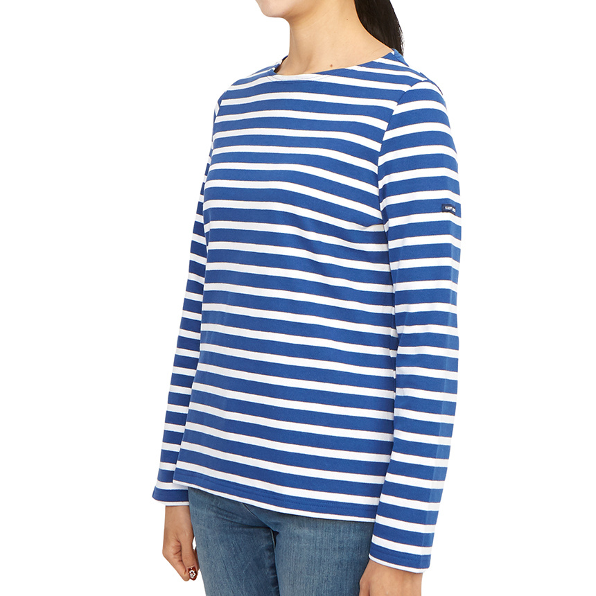 Saint James Striped Graphic T-shirt In Multi