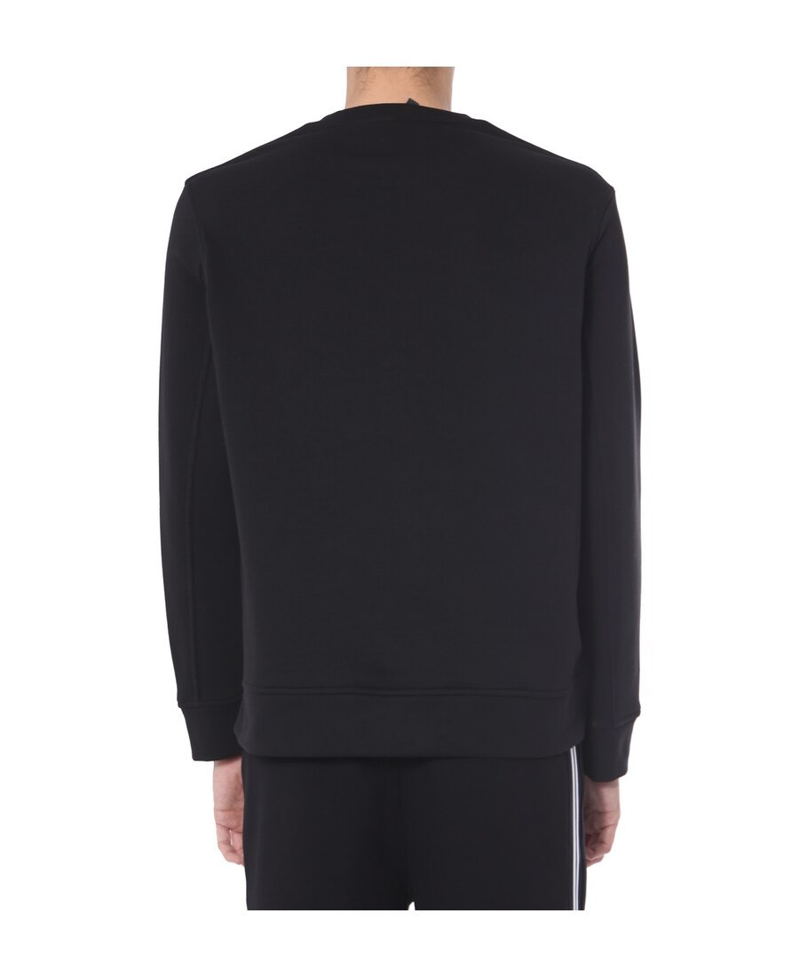 Neil Barrett Lightning Printed Pullover In Black