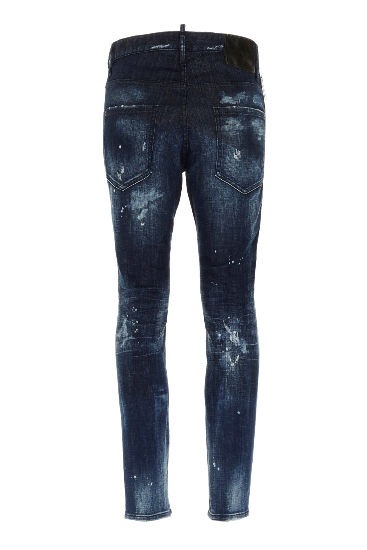 Dsquared2 Skater Slim-fit Distressed Jeans In Black