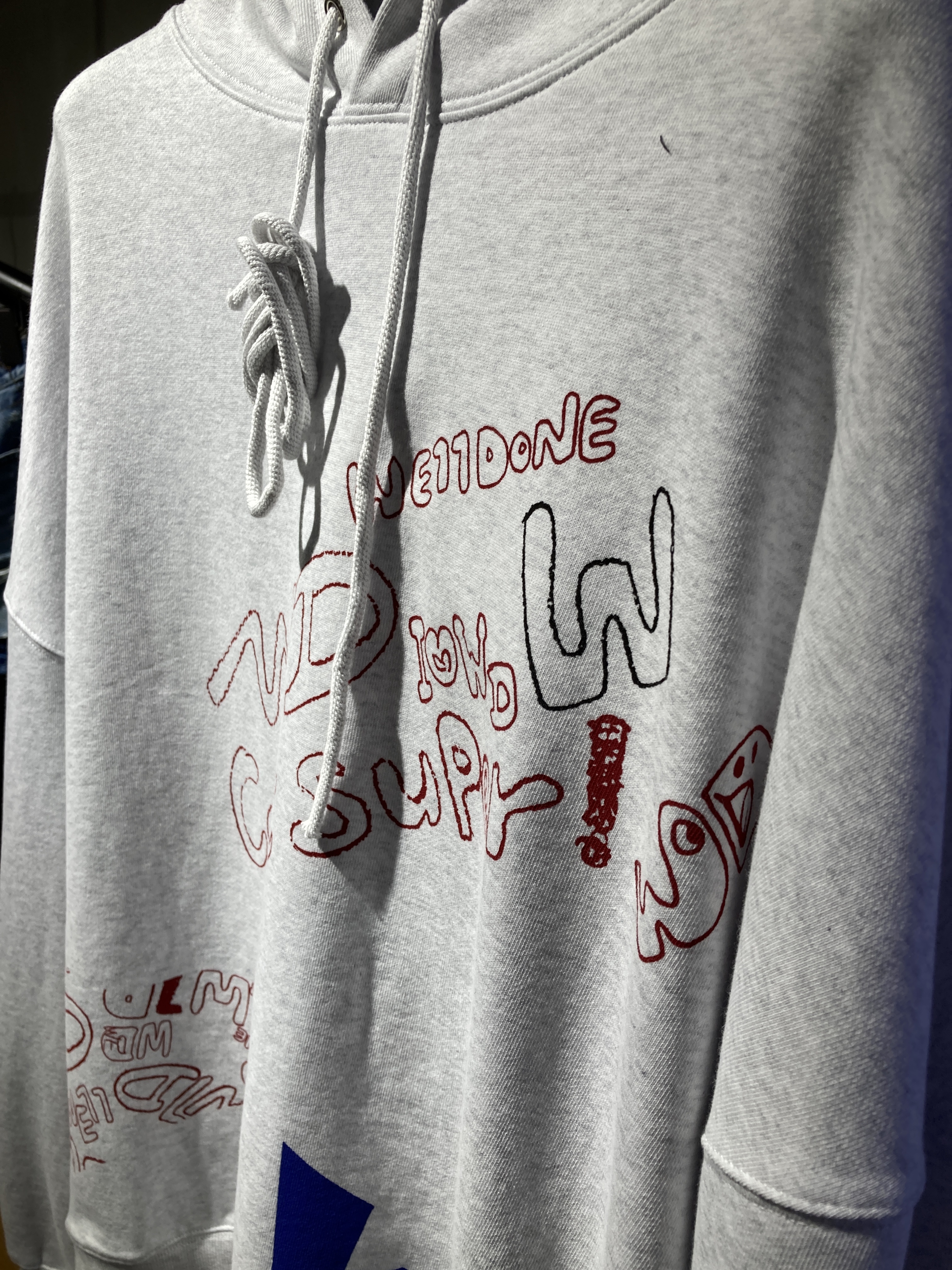 We11 Done Hoodie In White