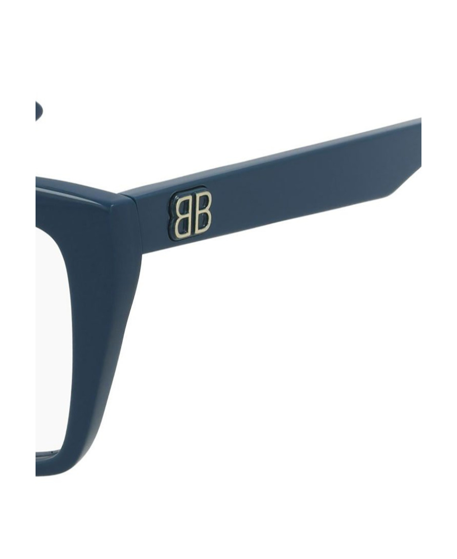Balenciaga Bb0130o Square-frame Glasses In Blue