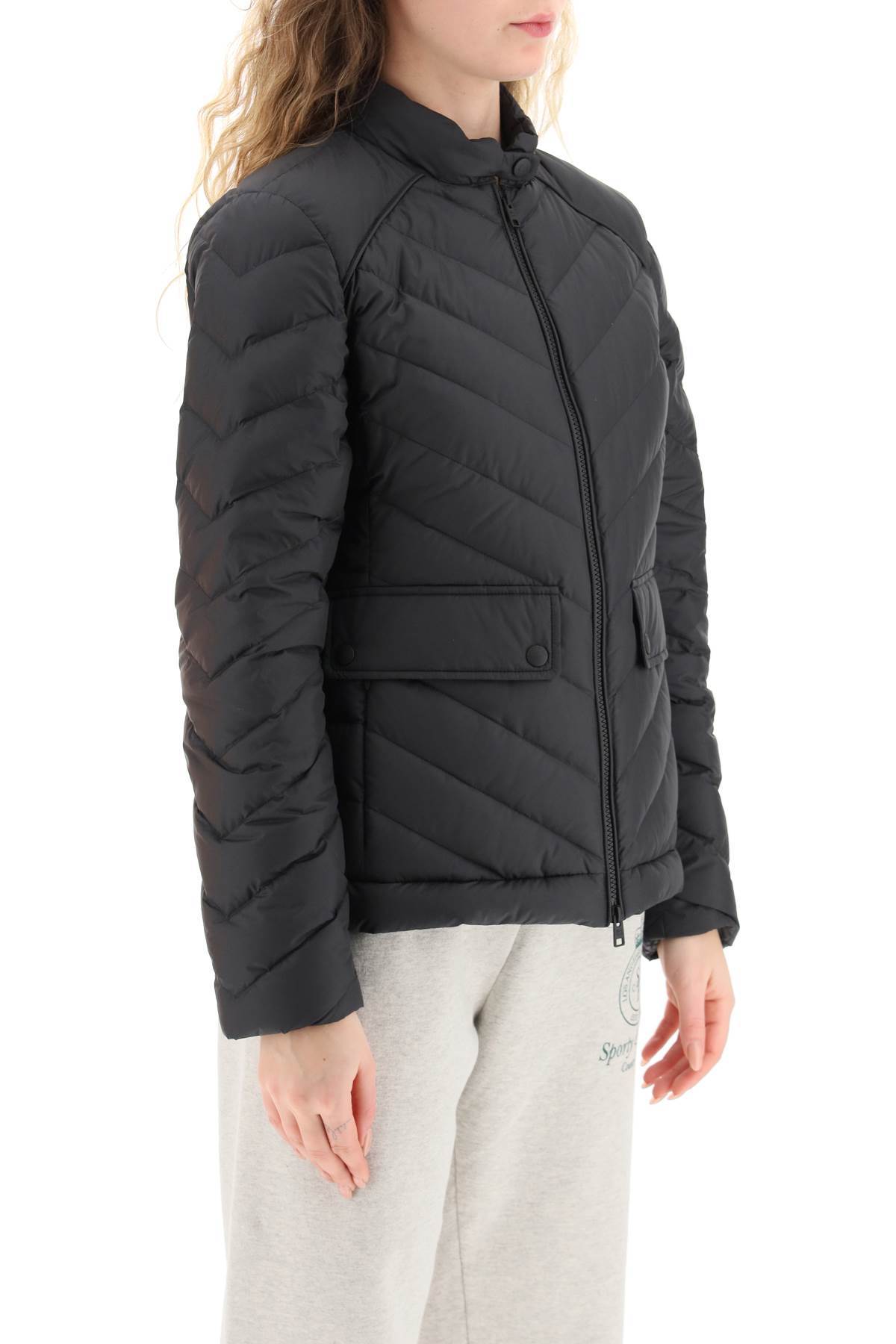 Woolrich Emblem Cotton Suit In Black