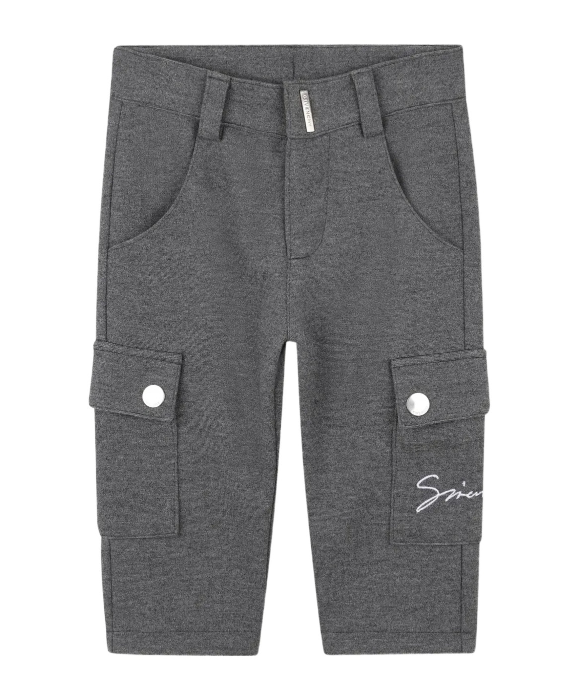 Givenchy Logo Embroidered Overalls In Blue
