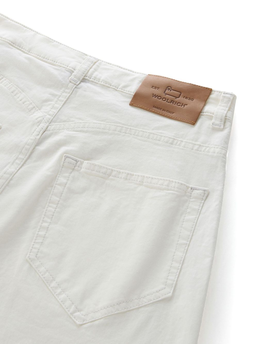 Woolrich Wide Leg Denim Jeans In White
