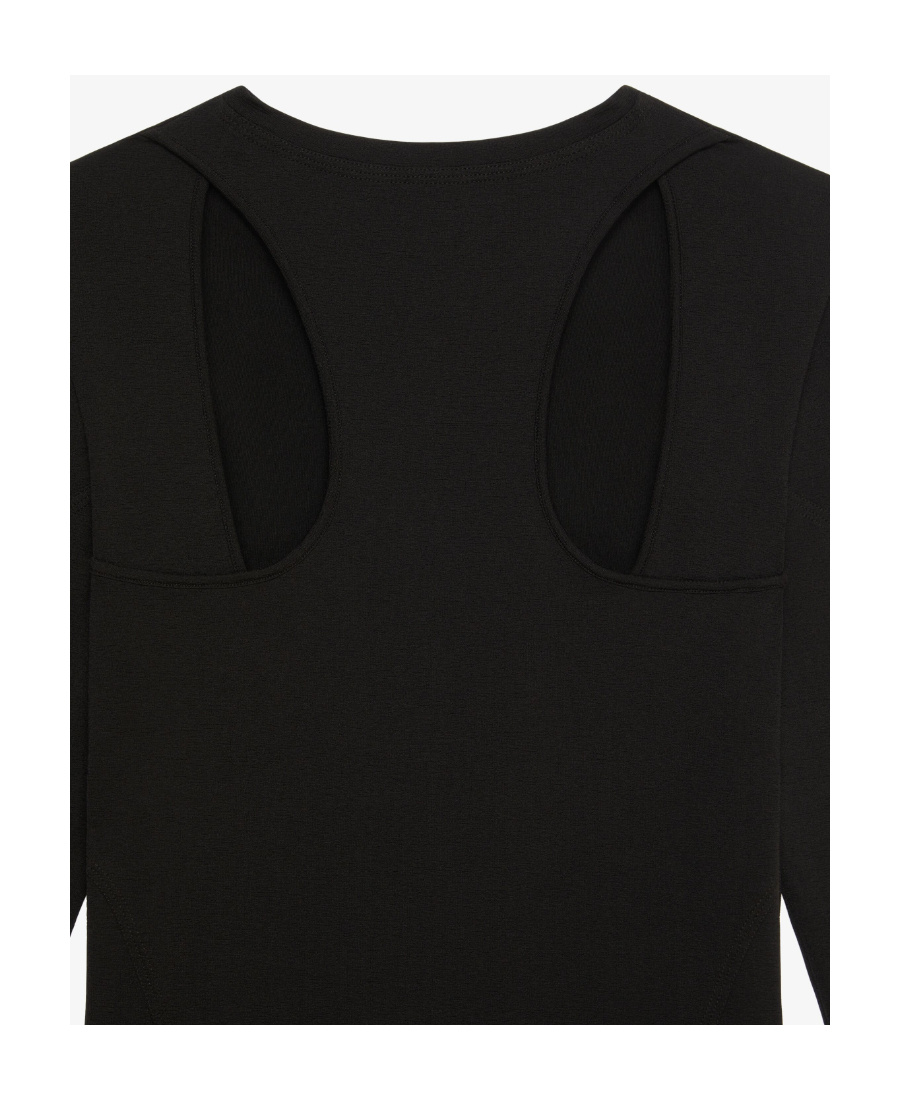 Givenchy Pattern Cut T-shirt In Black