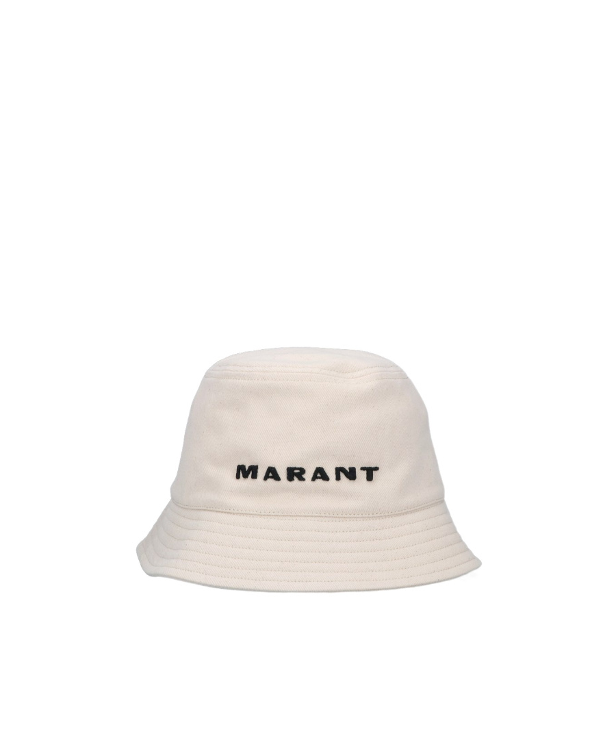 ISABEL MARANT LOGO-EMBROIDERED BUCKET HAT 