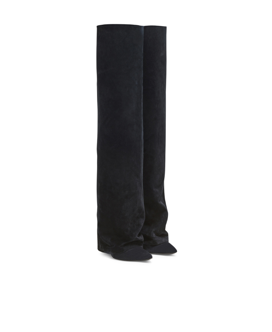 Balmain Ariel 120mm Pointed-toe Boots In Black