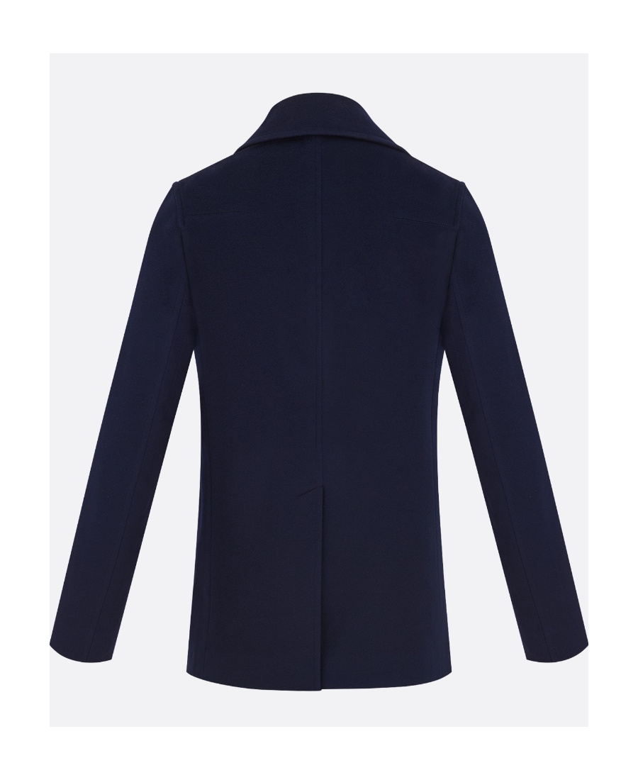 Dior Double-breasted Casual Coat In Black